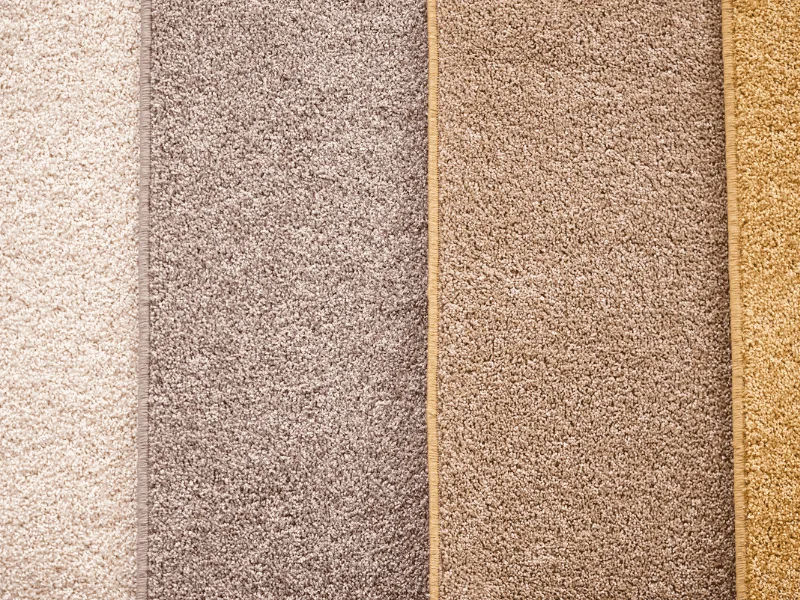 carpets close up abstract background top view